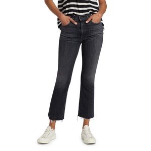 Mother hustler ankle fray jeans